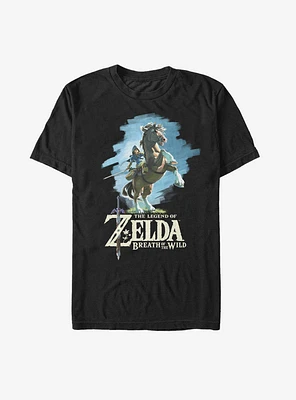 Nintendo Legend of Zelda Breath the Wild Link Epona T-Shirt