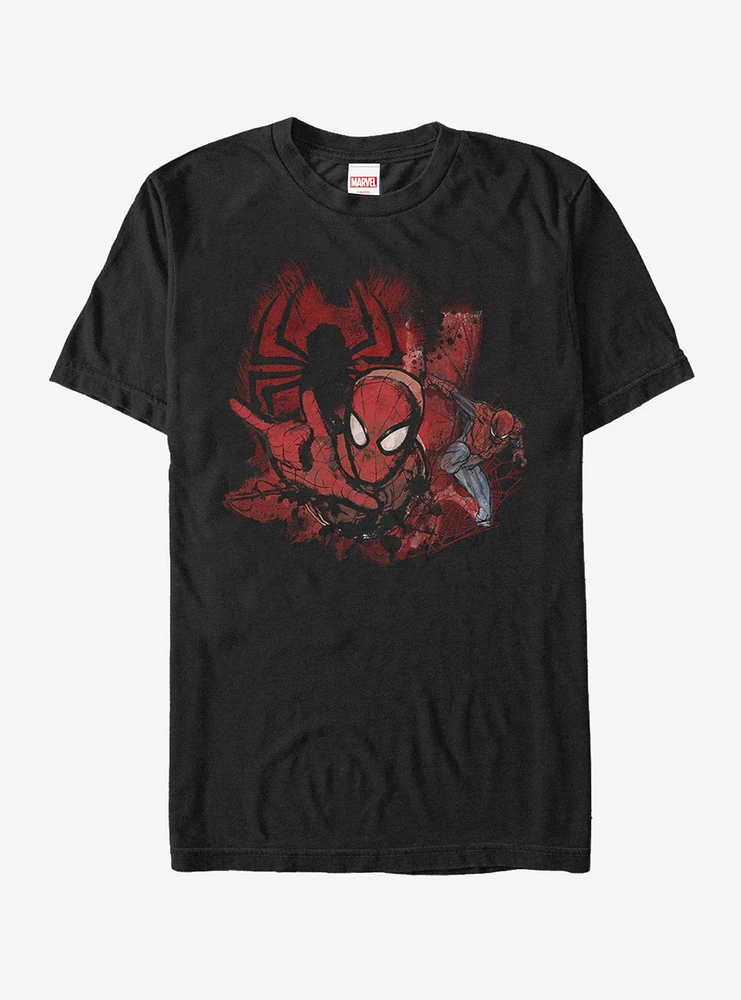 Marvel Spider-Man Web Splatter T-Shirt