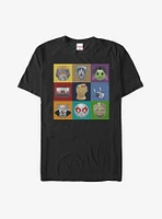 Marvel Guardians of the Galaxy Emojis T-Shirt