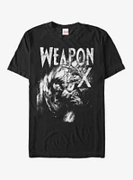 Marvel X-Men Wolverine Weapon X Grayscale T-Shirt