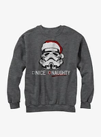 Star Wars Christmas Stormtrooper Naughty List Girls Sweatshirt