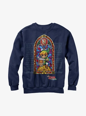 Nintendo Legend of Zelda Stained Glass Sweatshirt