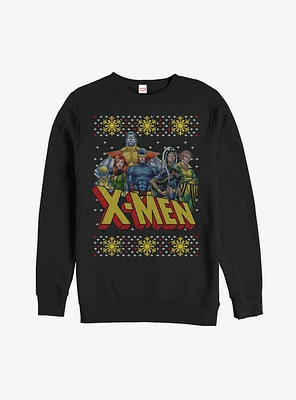 Marvel X-Men Group Ugly Christmas Sweater Sweatshirt