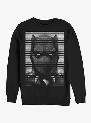 Marvel Black Panther Striped Profile Sweatshirt