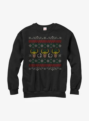 Marvel Loki Ugly Christmas Sweater Sweatshirt