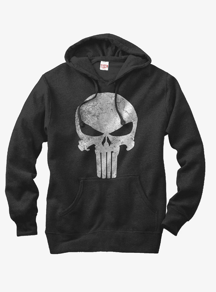 Marvel Punisher Retro Skull Symbol Hoodie