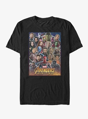 Marvel Avengers: Infinity War Hero Collage T-Shirt