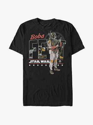 Star Wars Boba Fett Realistic Profile T-Shirt