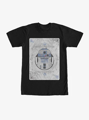 Star Wars R2-D2 Playing Card T-Shirt