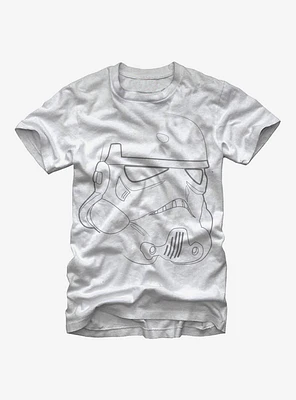 Star Wars Stormtrooper Outline T-Shirt