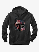 Star Wars Boba Fett Floral Print Helmet Hoodie