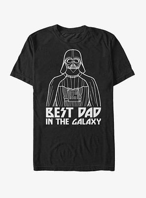 Star Wars Darth Vader Best Dad the Galaxy T-Shirt