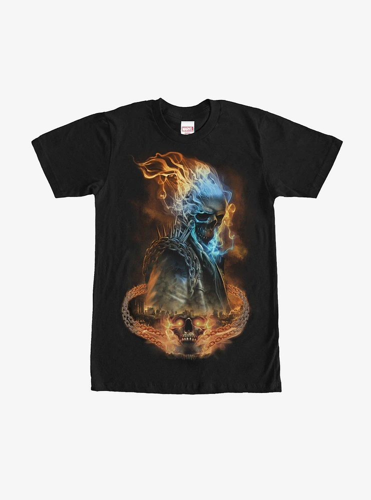 Marvel Ghost Rider Hellfire Chain T-Shirt