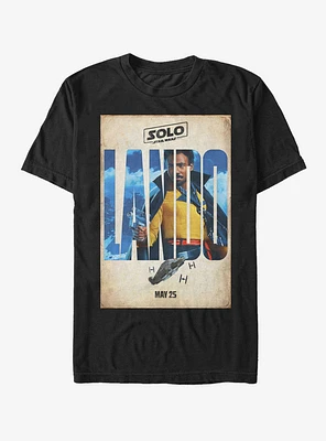 Star Wars Solo A Story Lando Name Poster T-Shirt