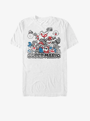 Nintendo Super Mario Color Squad T-Shirt