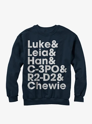 Star Wars Luke and Leia Sweatshirt