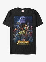 Marvel Avengers: Infinity War Character Collage T-Shirt