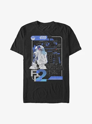 Star Wars R2-D2 Schematics T-Shirt