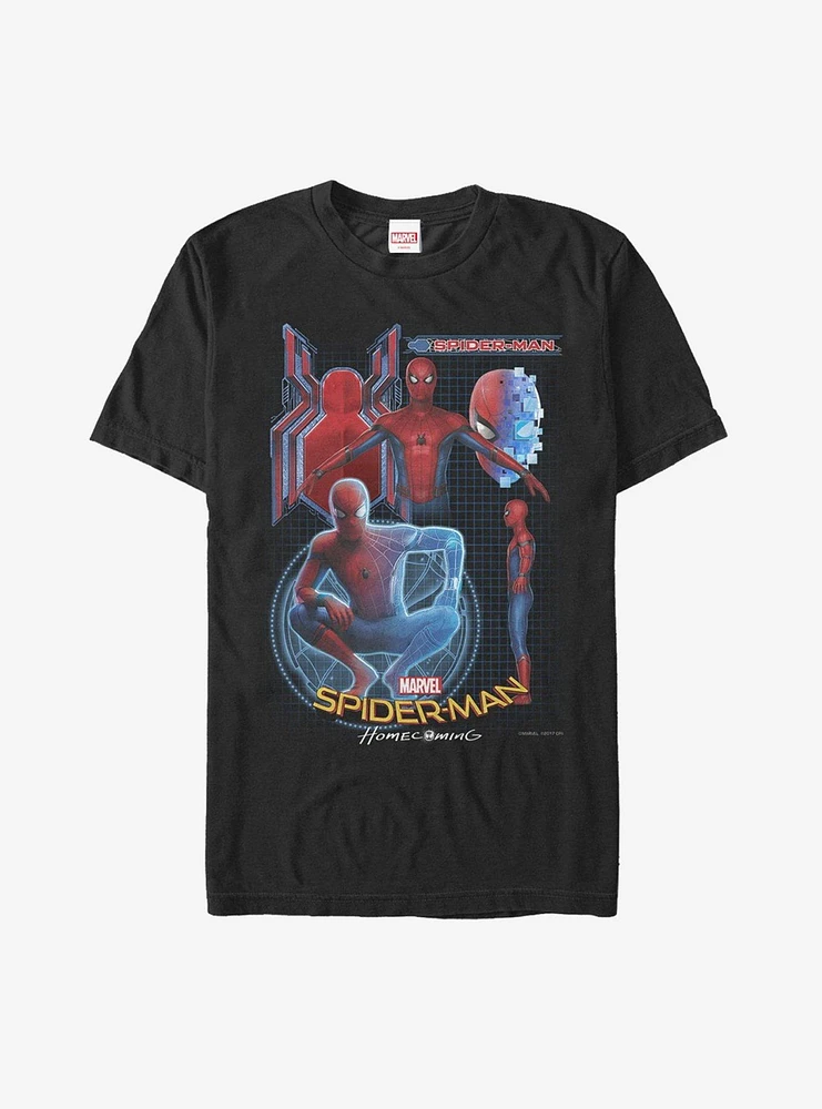 Marvel Spider-Man Homecoming Suit Schematics T-Shirt