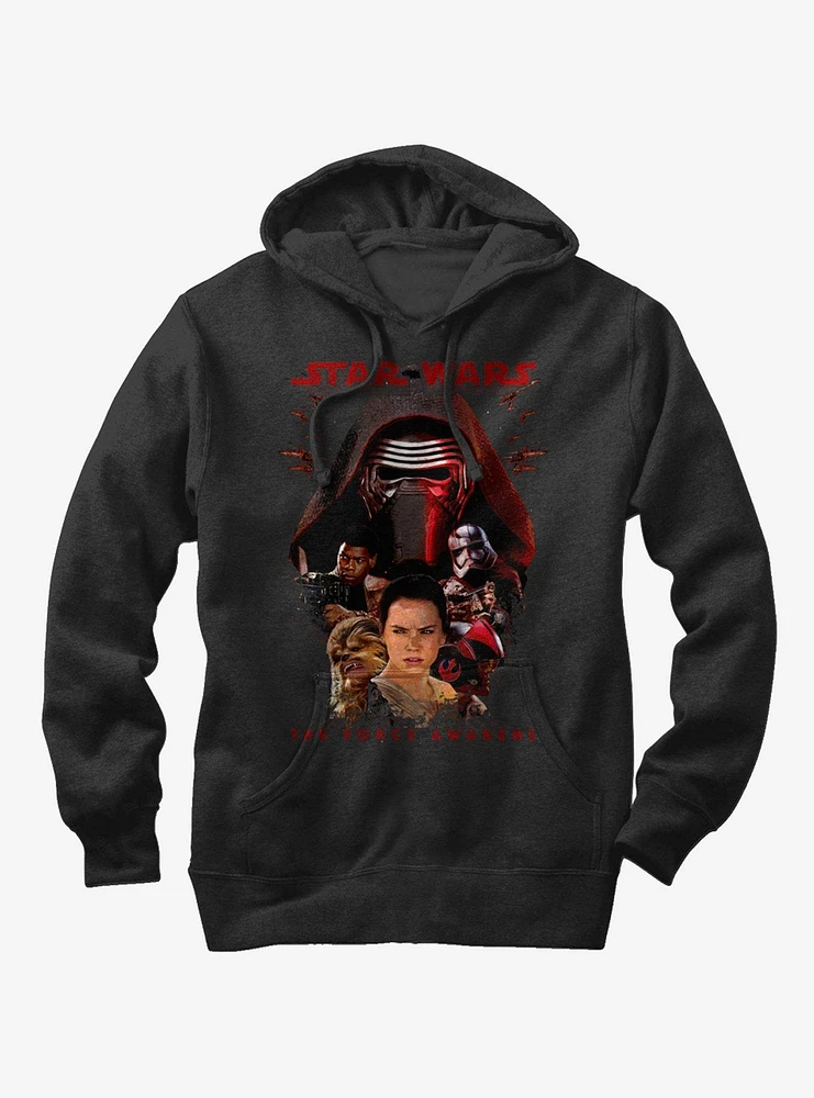 Star Wars Episode VII The Force Awakens Kylo Ren and Rey Hoodie