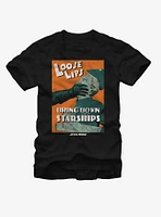 Star Wars Loose Lips Bring Down Starships T-Shirt