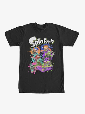 Nintendo Splatoon Ink Splatter T-Shirt