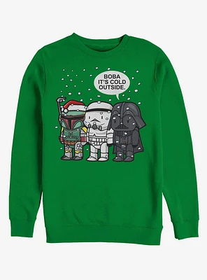 Star Wars Christmas Boba It's Cold Outside Sweatshirt