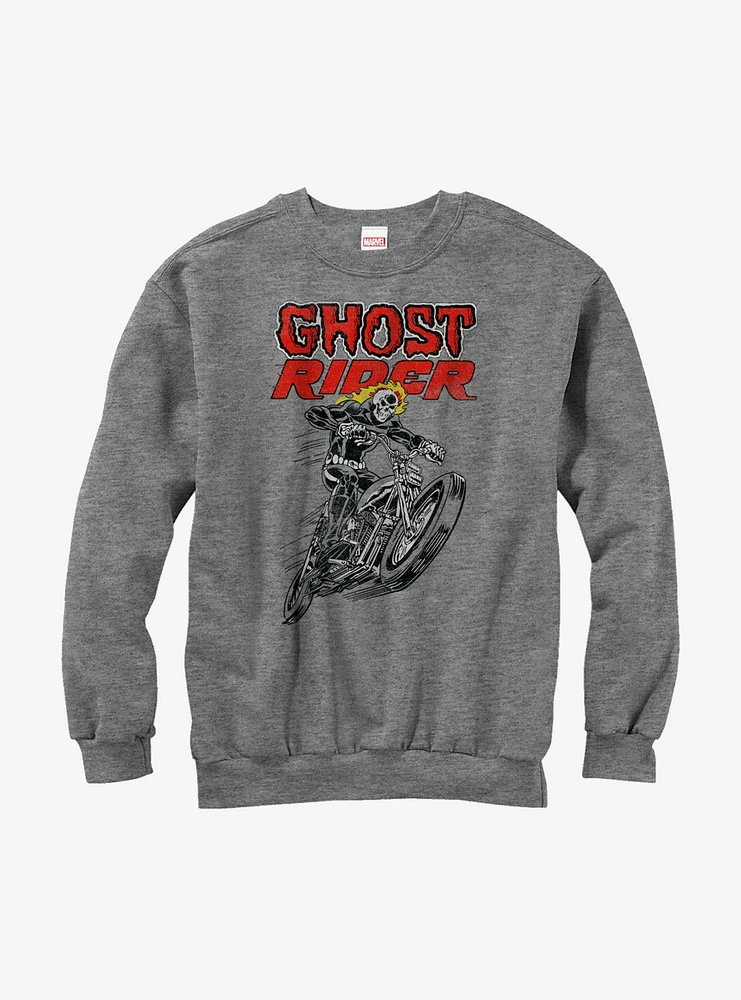 Marvel Ghost Rider Flames Sweatshirt