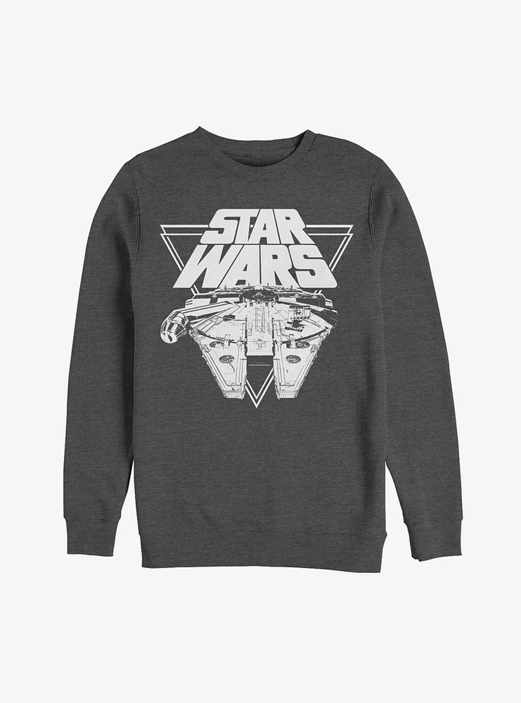 Star Wars Millennium Falcon Triangle Sweatshirt