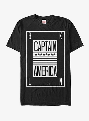 Marvel Captain America Calling Card T-Shirt