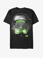 Star Wars Death Trooper Helmet Glow Print T-Shirt