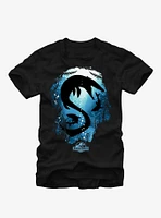 Jurassic Park Mosasaurus With Sharks T-Shirt