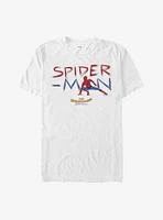 Marvel Spider-Man Homecoming Paint Streak T-Shirt