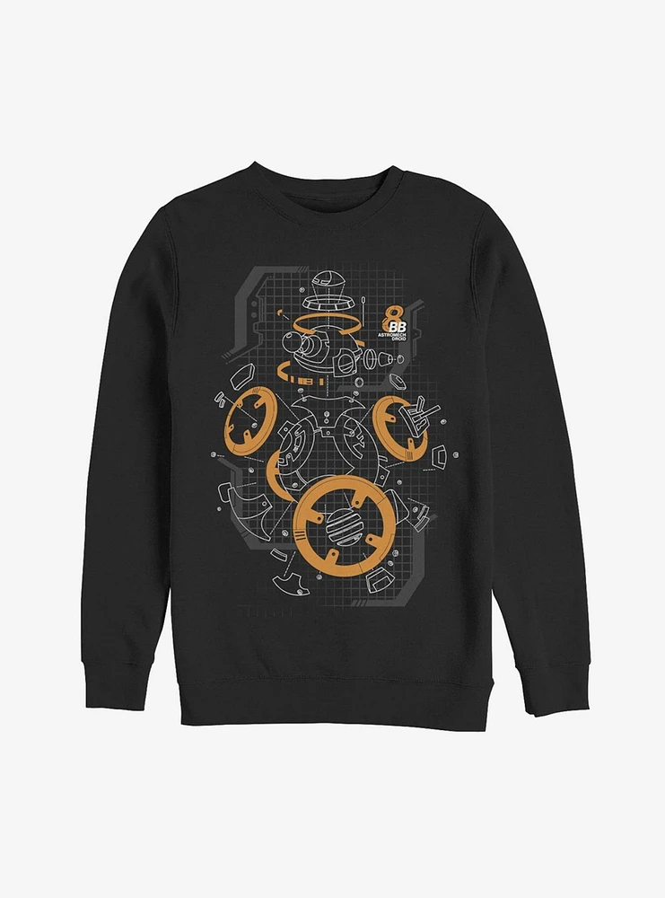 Star Wars BB-8 Deconstructed View Sweatshirt