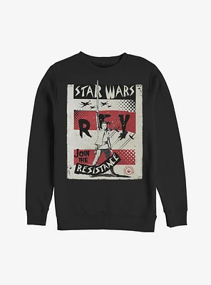 Star Wars Join Rey Poster Sweatshirt