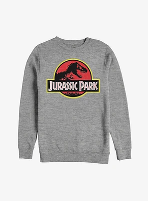 Jurassic Park Grey Classic Logo Sweatshirt
