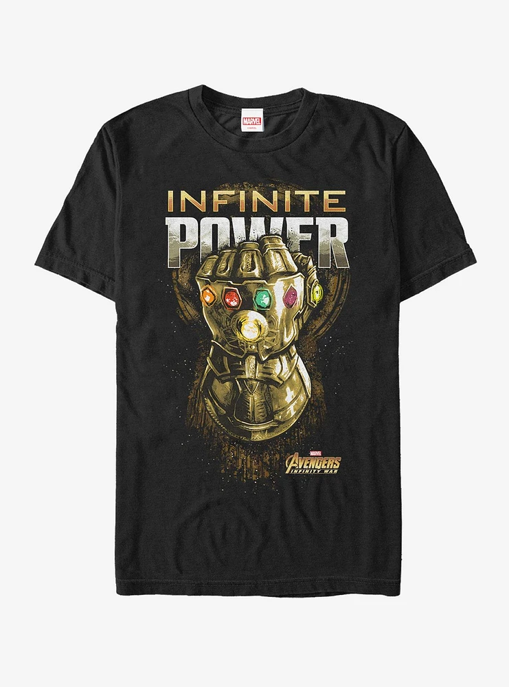 Marvel Avengers: Infinity War Infinite Power Glove T-Shirt