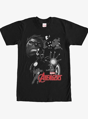 Marvel Avengers Grayscale T-Shirt