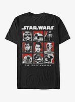 Star Wars Episode VII The Force Awakens Cast T-Shirt