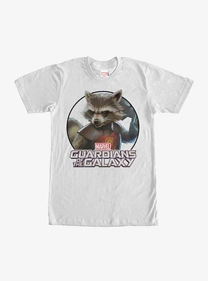 Marvel Guardians of the Galaxy Rocket Circle T-Shirt