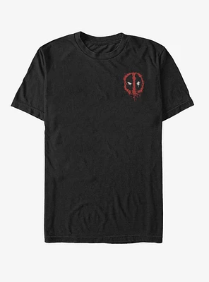 Marvel Deadpool Mini Splatter Icon T-Shirt