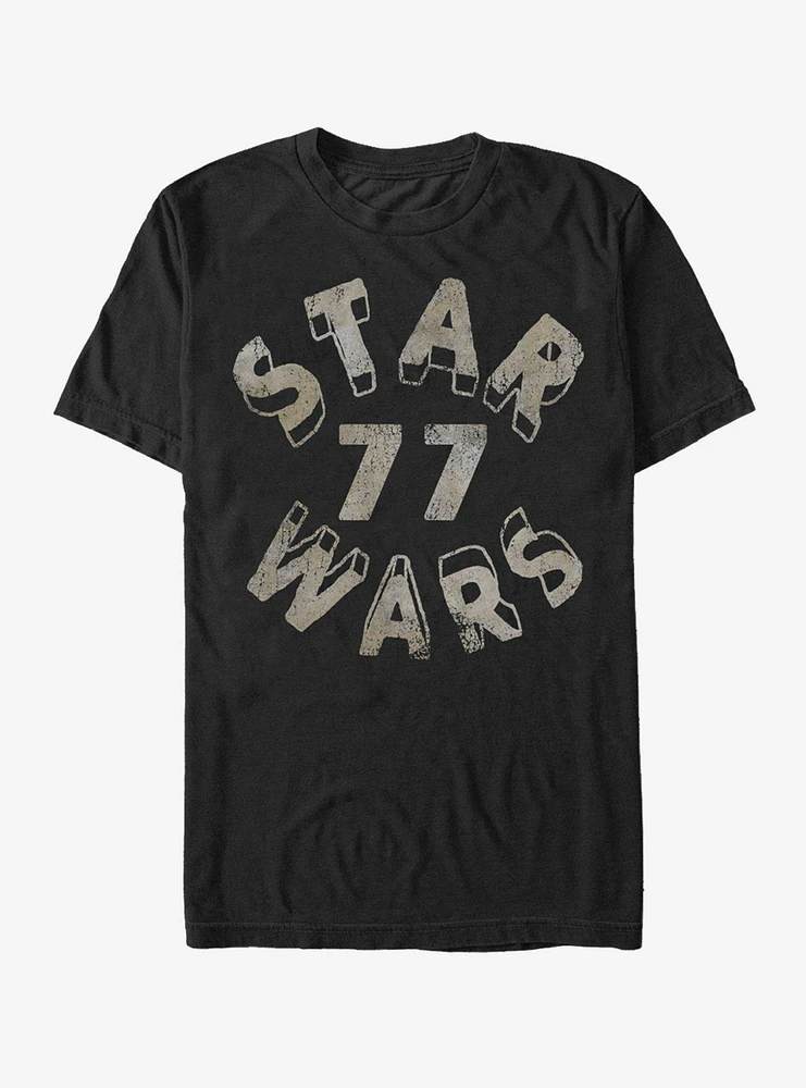 Star Wars Distressed 1977 Logo T-Shirt