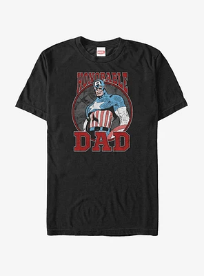 Marvel Father's Day Captain America Honorable T-Shirt