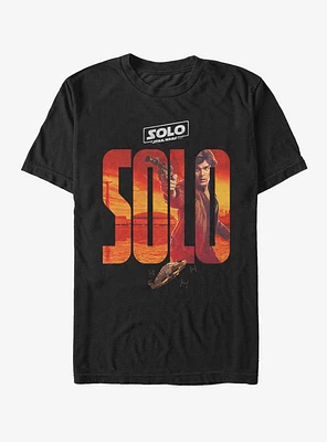 Star Wars Solo A Story Han Movie Poster T-Shirt