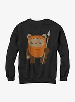 Star Wars Wicket Ewok Cartoon Sweatshirt