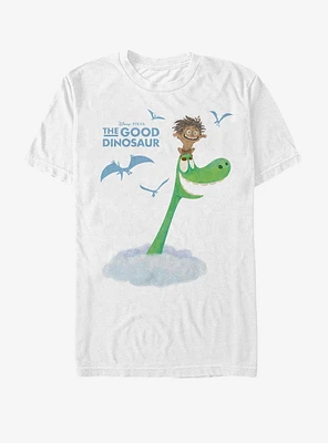 Disney Pixar The Good Dinosaur Arlo and Spot Clouds T-Shirt