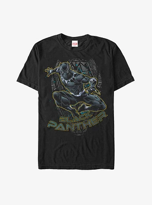 Marvel Black Panther Mask Outline T-Shirt