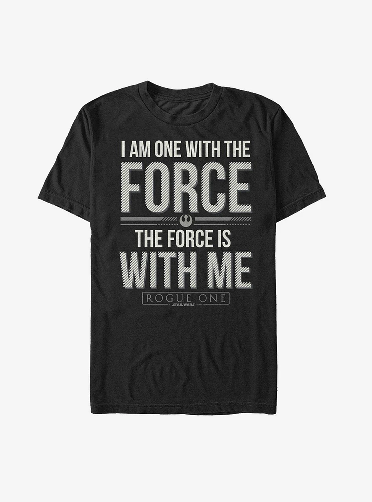 Star Wars Chirrut Force is with Me T-Shirt