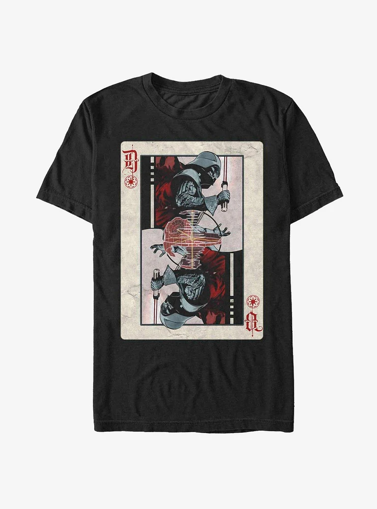 Star Wars Darth Vader Death Playing Card T-Shirt