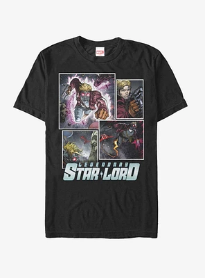 Marvel Guardians of the Galaxy Star-Lord Collage  T-Shirt